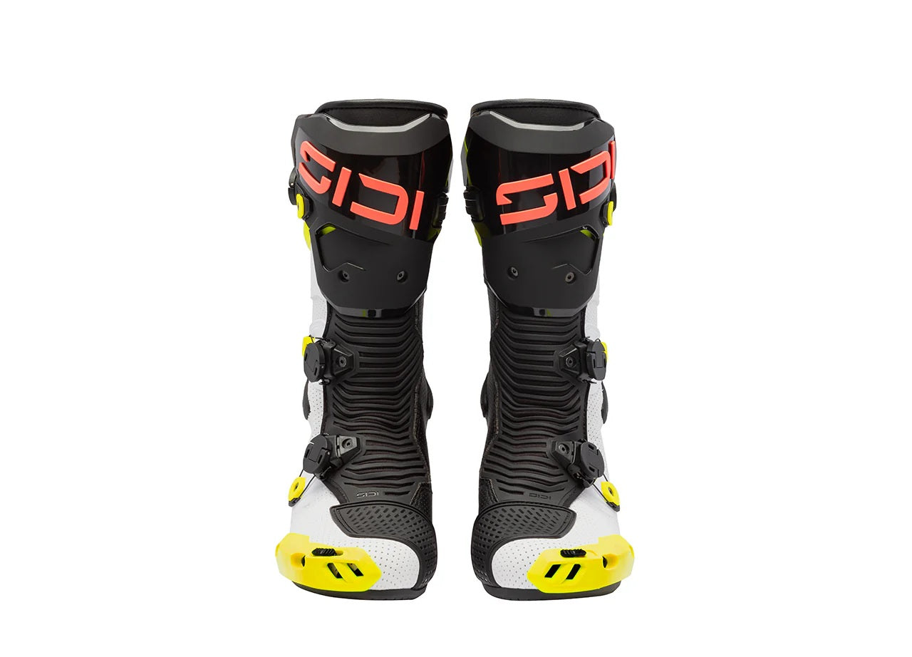 Sidi MAG 2 Air motorlaarzen Fluo Geel / Koraalrood - 390 