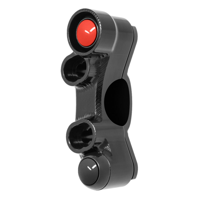 Lenkerschalter SuperSport rechts JetPrime Kawasaki Ninja 400 (18-24) JP SPD MK300 – für Mectronik-Dashboard, universelles Lochbild