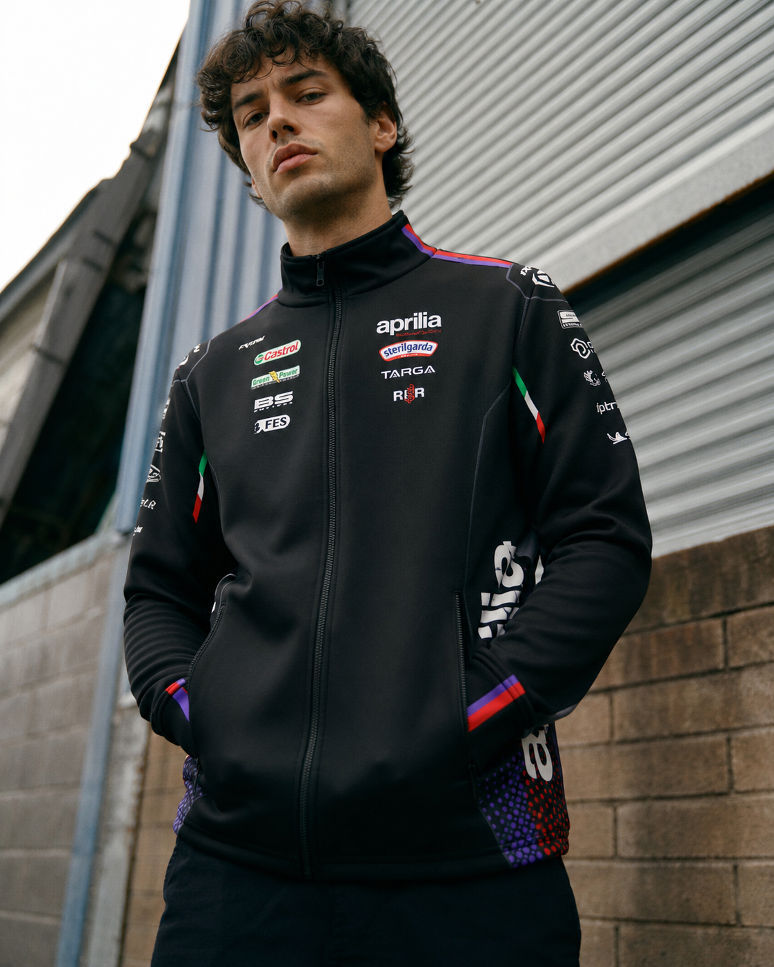Aprilia Racing Team zip-sweatjacke replica 2026 voor heren IXON 