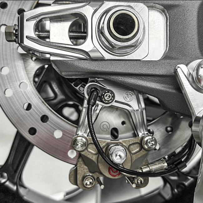 Kettenspanner Kit met remklauwhouder en Brembo P2-24 64mm X206001 Motocorse Ducati Panigale V4/S (2025) 