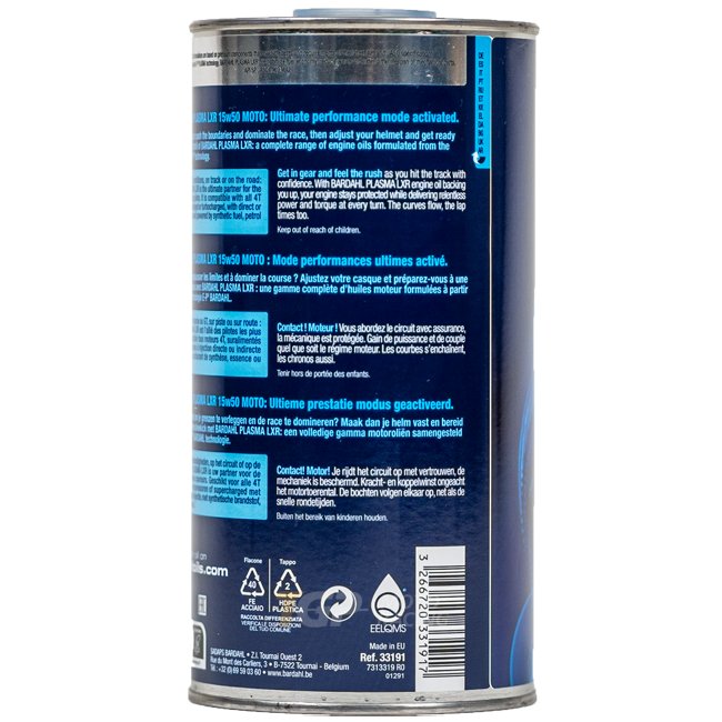 Bardahl 15W50 Plasma LXR - 1 Liter Premium olie 