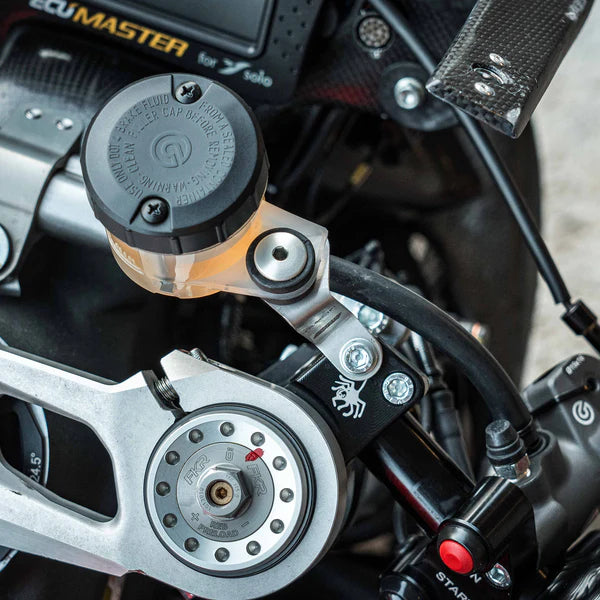 Beugelkits voor het expansievat rem/koppeling WorldSSP Feel Racing Ducati Panigale V2 955 (20-24) FR.08.KIT 