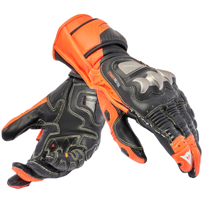 Dainese Full Metal 7 Racing Motorfiets Leerhandschoenen | Heren | Zwart/Rood | 201810001462800 