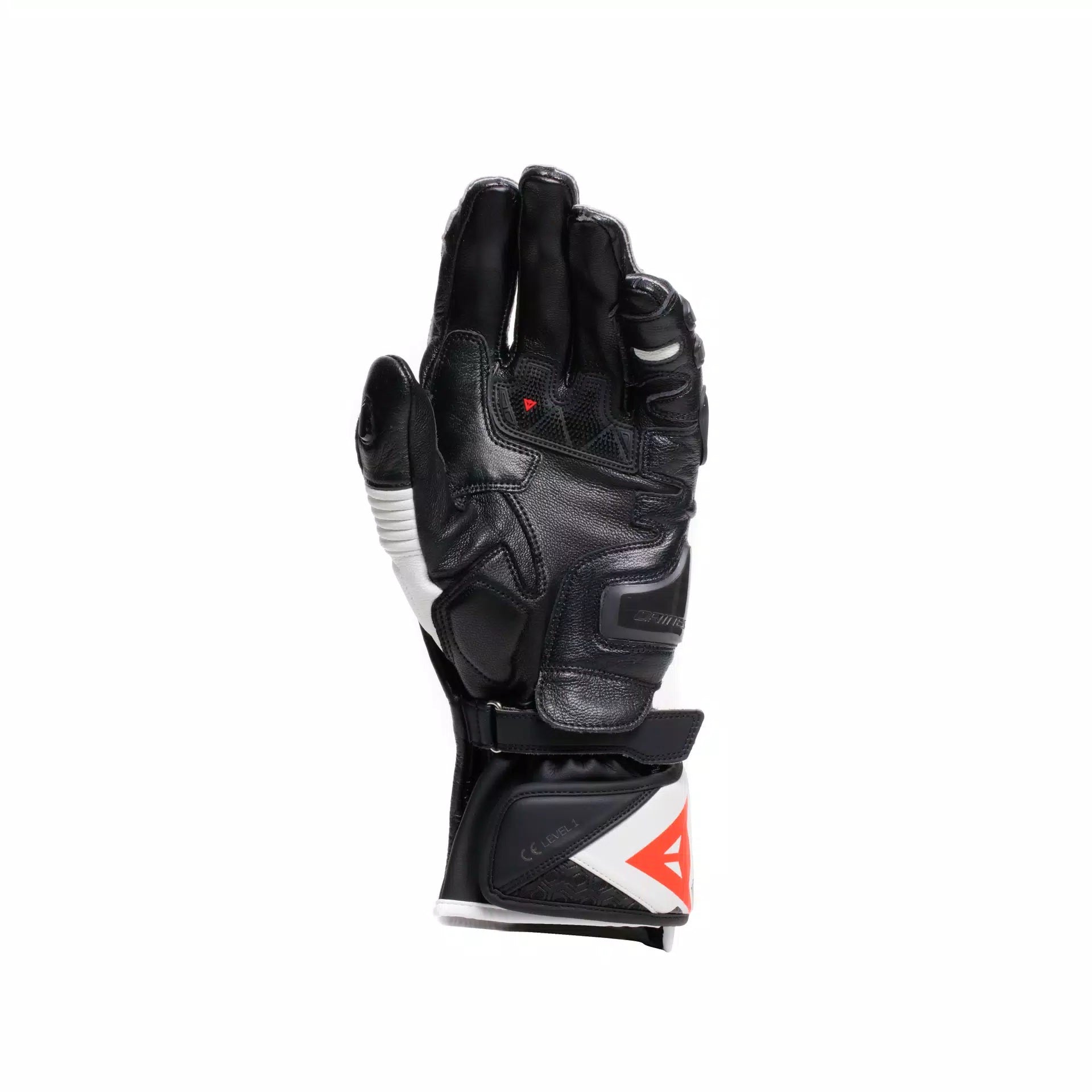Dainese Fiero Racing Motorfiets Leerhandschoenen | Heren | Zwart/Wit | 2018100025N3200 