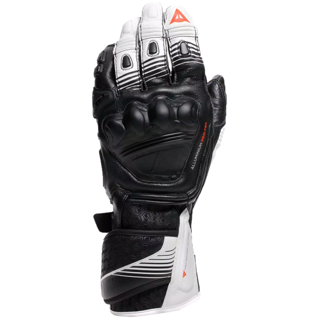Dainese Fiero Racing Motorfiets Leerhandschoenen | Heren | Zwart/Wit | 2018100025N3200 