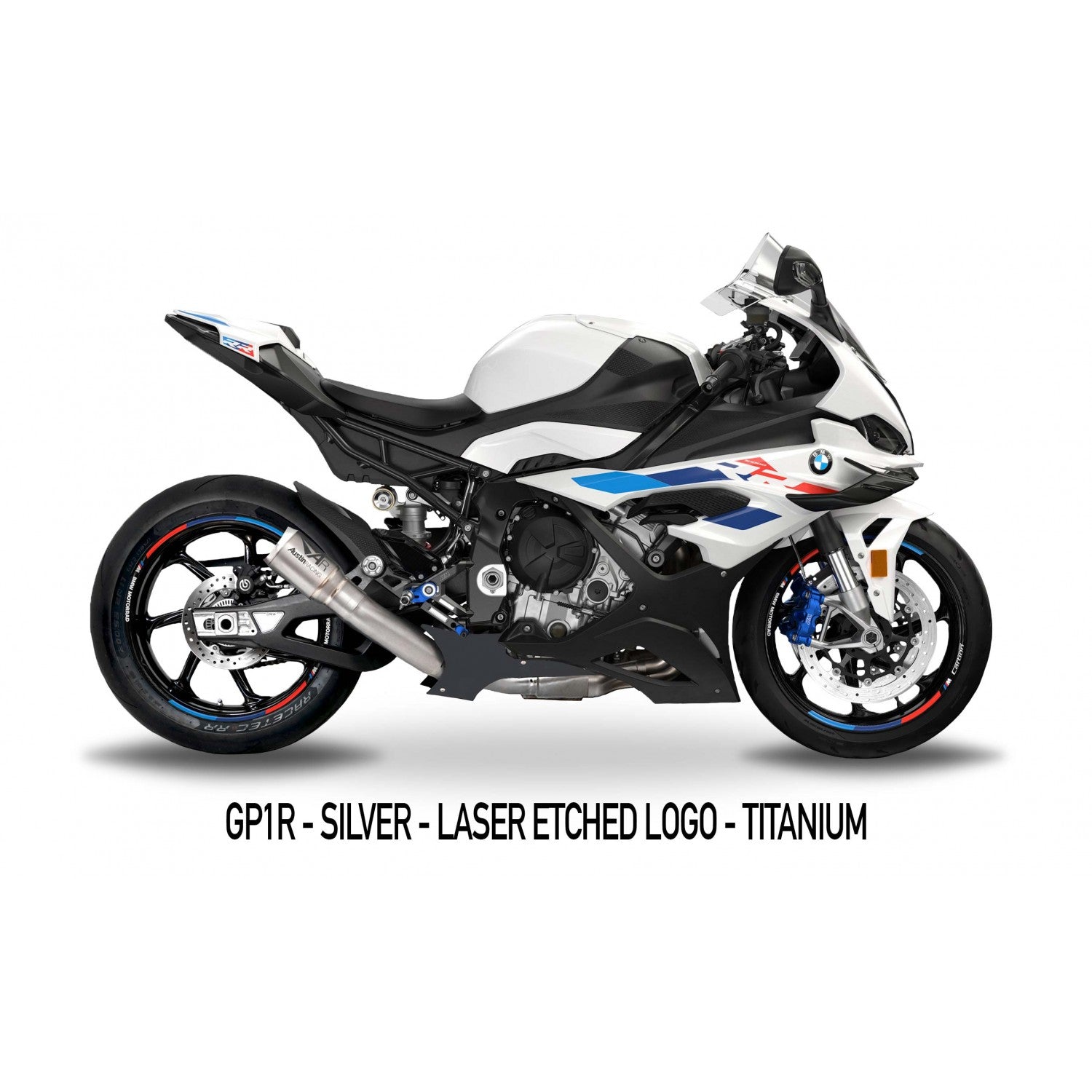 Austin Racing Slip-On (GP1R/GP2R/V3) + KAT-vervangingspijp BMW S1000RR K67 (19-25) 