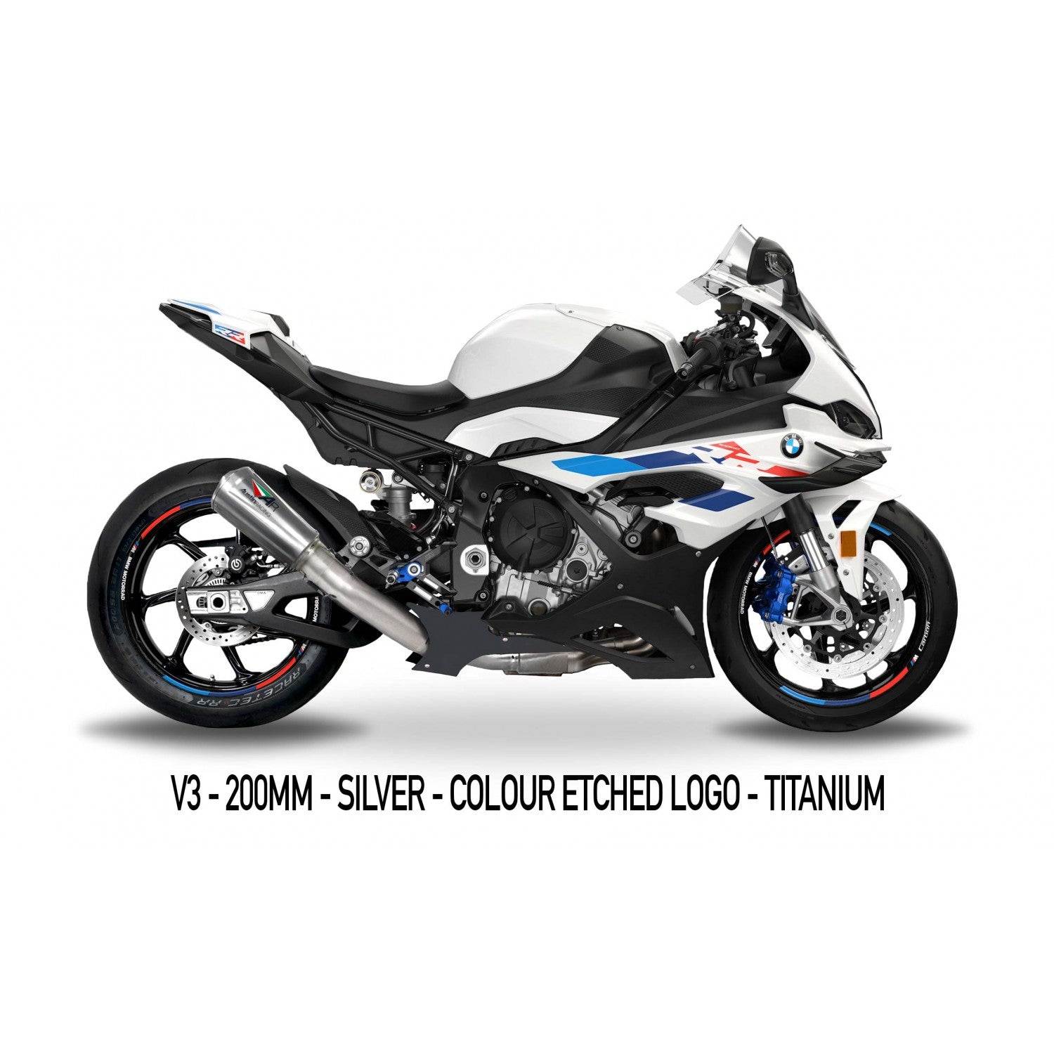 Austin Racing Slip-On (GP1R/GP2R/V3) + KAT-vervangingspijp BMW S1000RR K67 (19-25) 