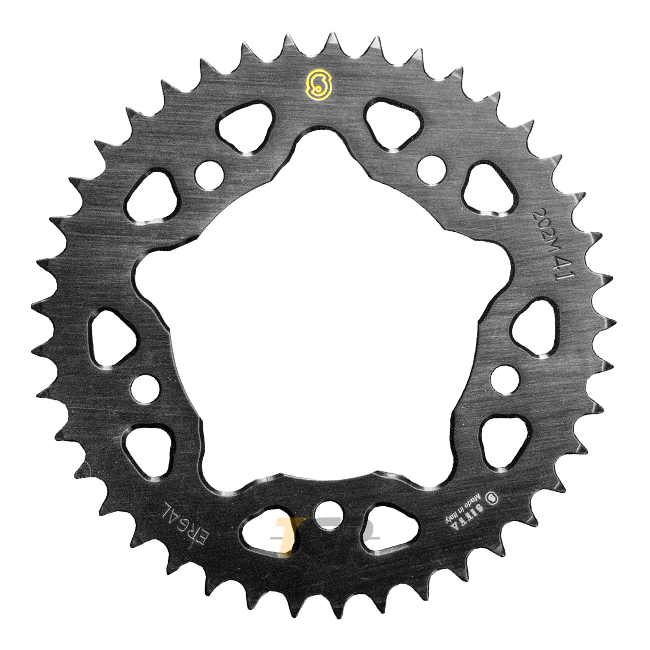 Sitta Aluminium Kettingwiel Yamaha YZF-R1/M RN32/RN49 & RN65 (15-25) (202M) – 37-47 Tanden, 520 Deel 