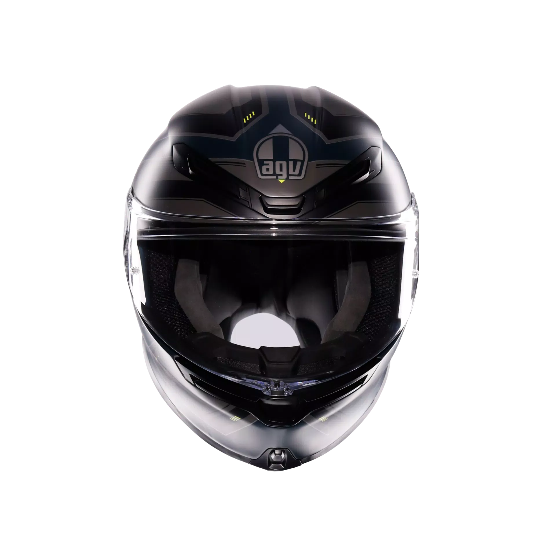 AGV K6 S Helm Enhance Matt Grijs/Geel Fluo | 2118395001022 