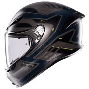 AGV K6 S Helm Enhance Matt Grijs/Geel Fluo | 2118395001022 