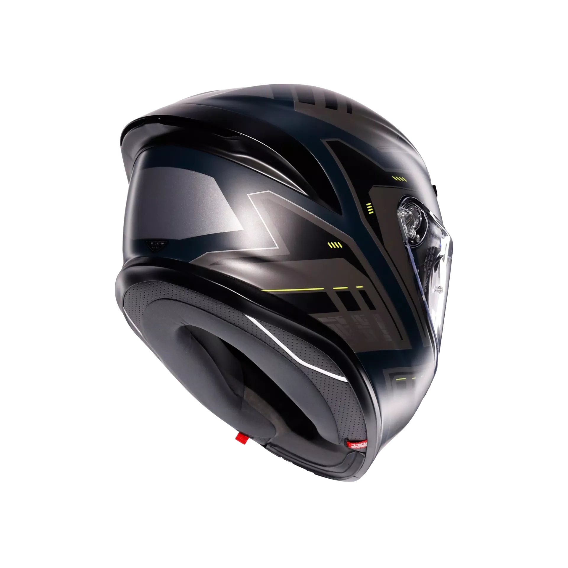AGV K6 S Helm Enhance Matt Grijs/Geel Fluo | 2118395001022 