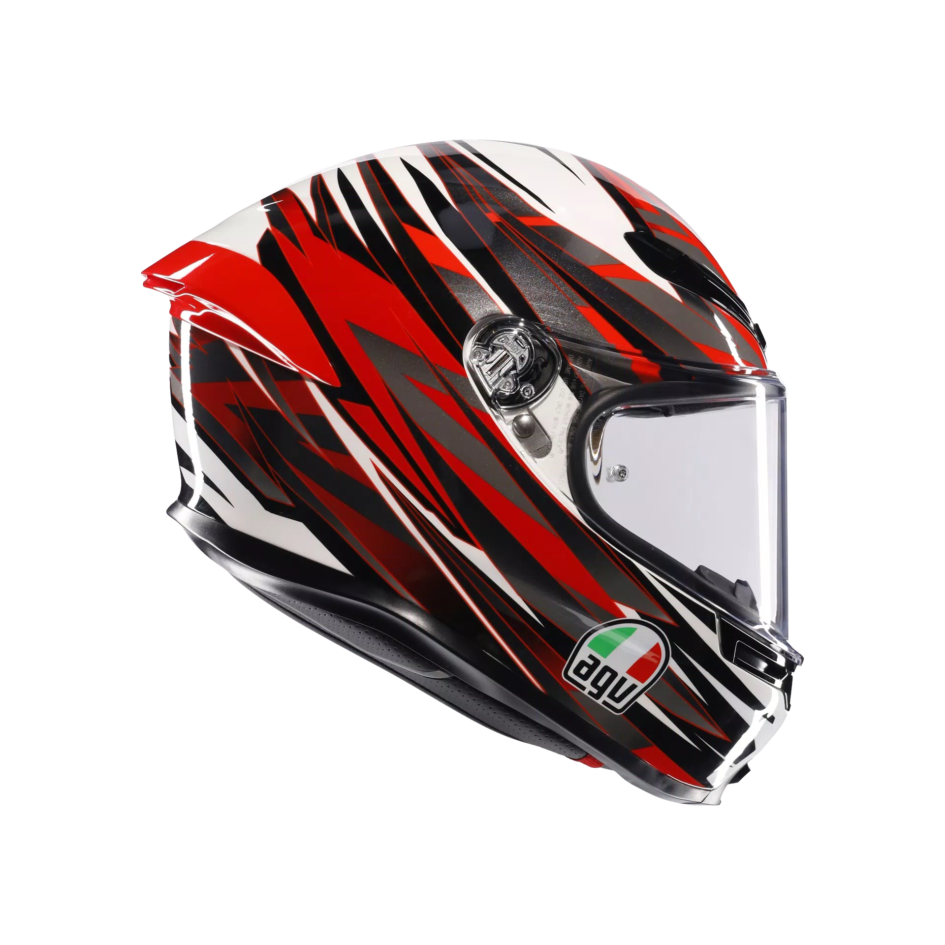 AGV K6 S Helm Reeval Wit/Rood/Grijs | 2118395001023 