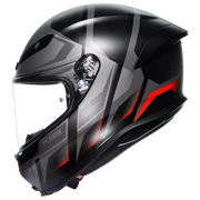 AGV K6 S Helm Karve Matt Zwart/Grijs/Rood | 2118395001024 