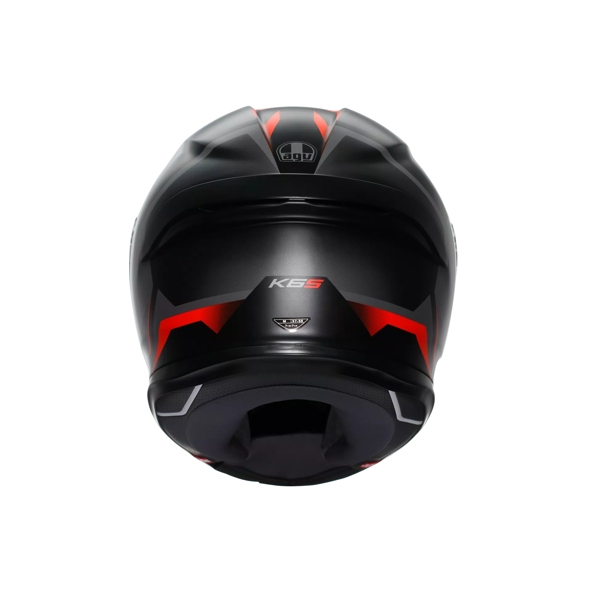AGV K6 S Helm Karve Matt Zwart/Grijs/Rood | 2118395001024 