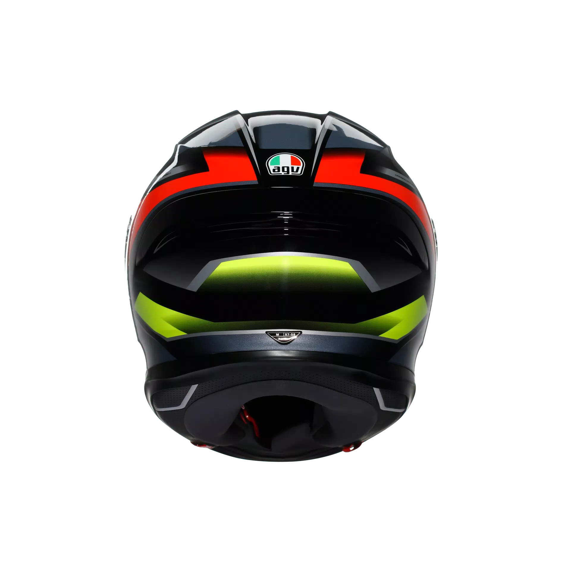 AGV K6 S Helm Erazer Zwart/Rood/Geel Fluo | 2118395001026 