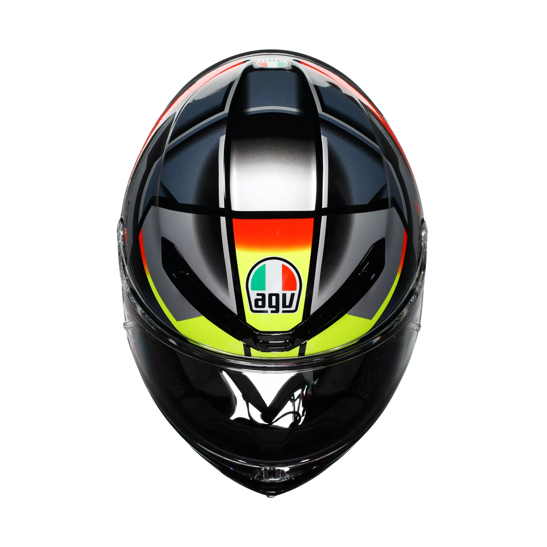 AGV K6 S Helm Erazer Zwart/Rood/Geel Fluo | 2118395001026 
