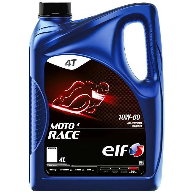 ELF Moto 4 Race 10W60 Motorolie - 4 Liter 