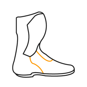 1 paar motorlaarzen Dainese Axial 2 Air (Custom Works Design)