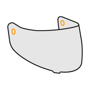 1x stark getöntes Visier