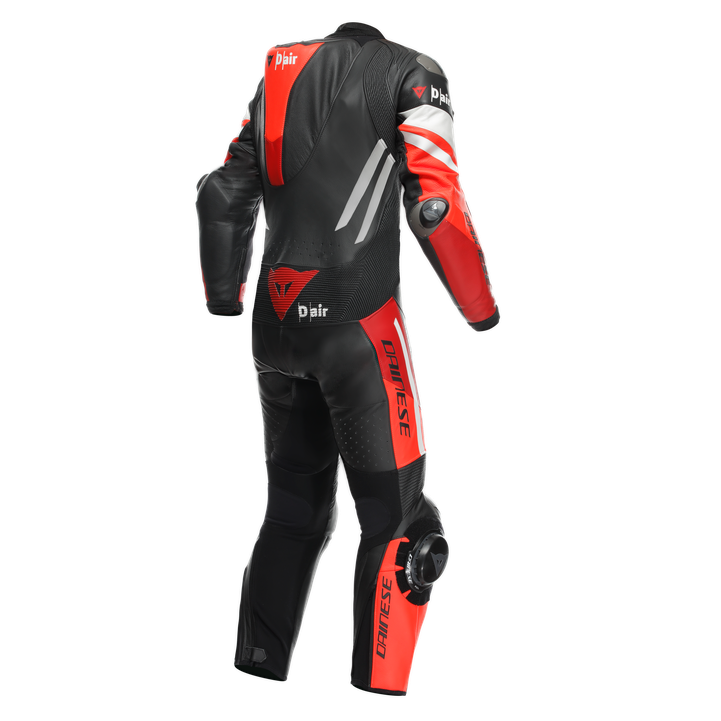 Dainese Misano 3 D-AIR® Eendelig leren pak – Geperforeerd airbag racepak | Heren | Rood 