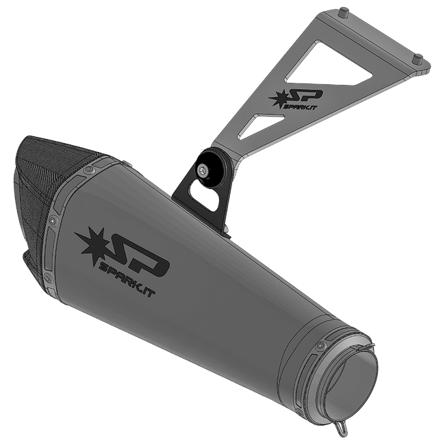 Spark Exhaust Schalldämpfer Konix Evo BMW S1000RR K67 (19-26) GBM8821ST