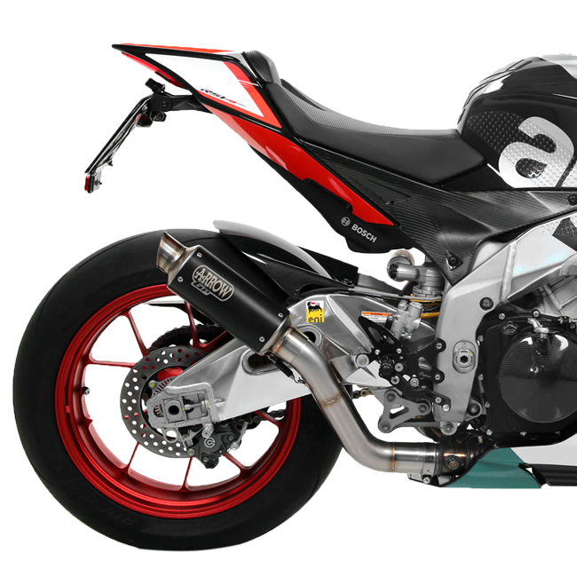 Arrow Slip-On Kit Dark GP2 RVS Aprilia RSV4/RR/RF (17-18) 71542GPI 