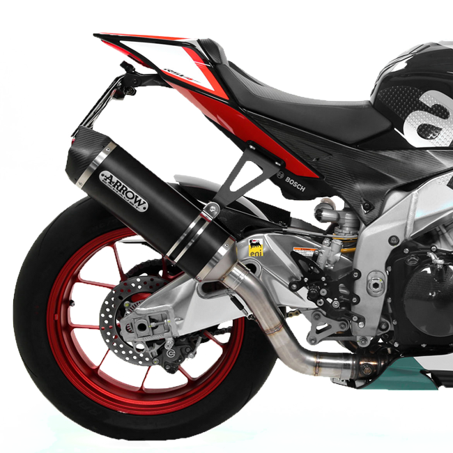 Arrow Slip-On Race-Tech Aluminium Donker Aprilia RSV4/RR/RF (15-16) 71744AKN 