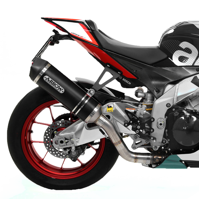 Arrow Slip-On Race-Tech Aluminium Donker Aprilia RSV4/RR/RF (17-18) 71744AKN 