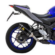 Arrow Slip-On Thunder Aluminium Donker Yamaha YZF-R3 (21-25) 71831AKN 