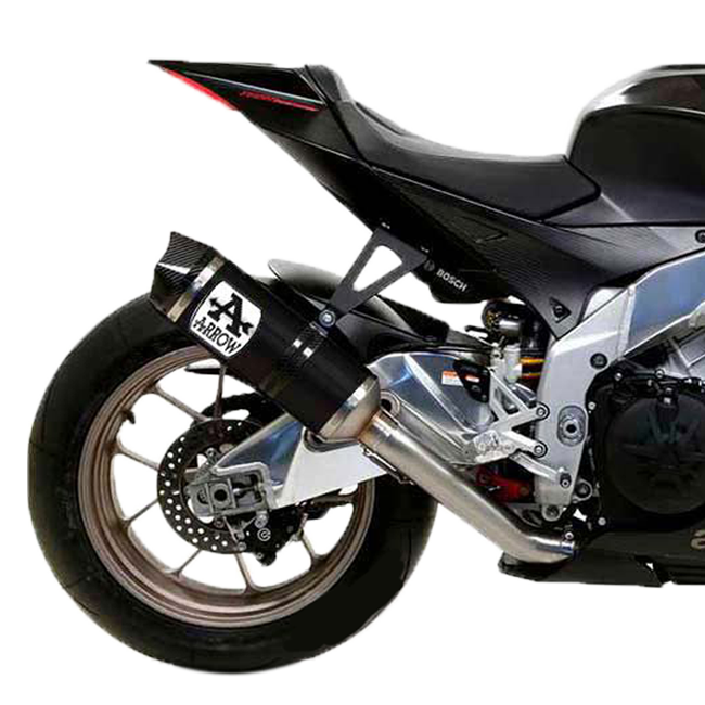 Arrow Slip-On Race-Tech Aluminium Donker Aprilia RSV4 1100 Factory (19-20) 71906AKN 