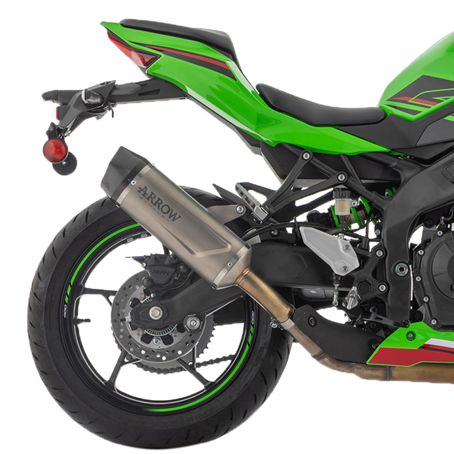 Arrow Slip-On Indy Race Titanium Kawasaki ZX-4RR (23-25) 71963PK 