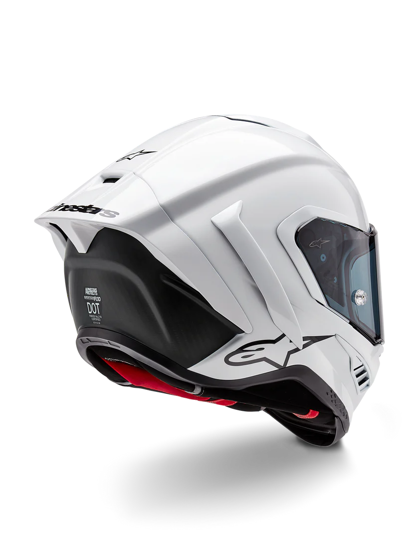 Alpinestars Supertech R10 Solid Helm Wit Glans 8200124-2170 