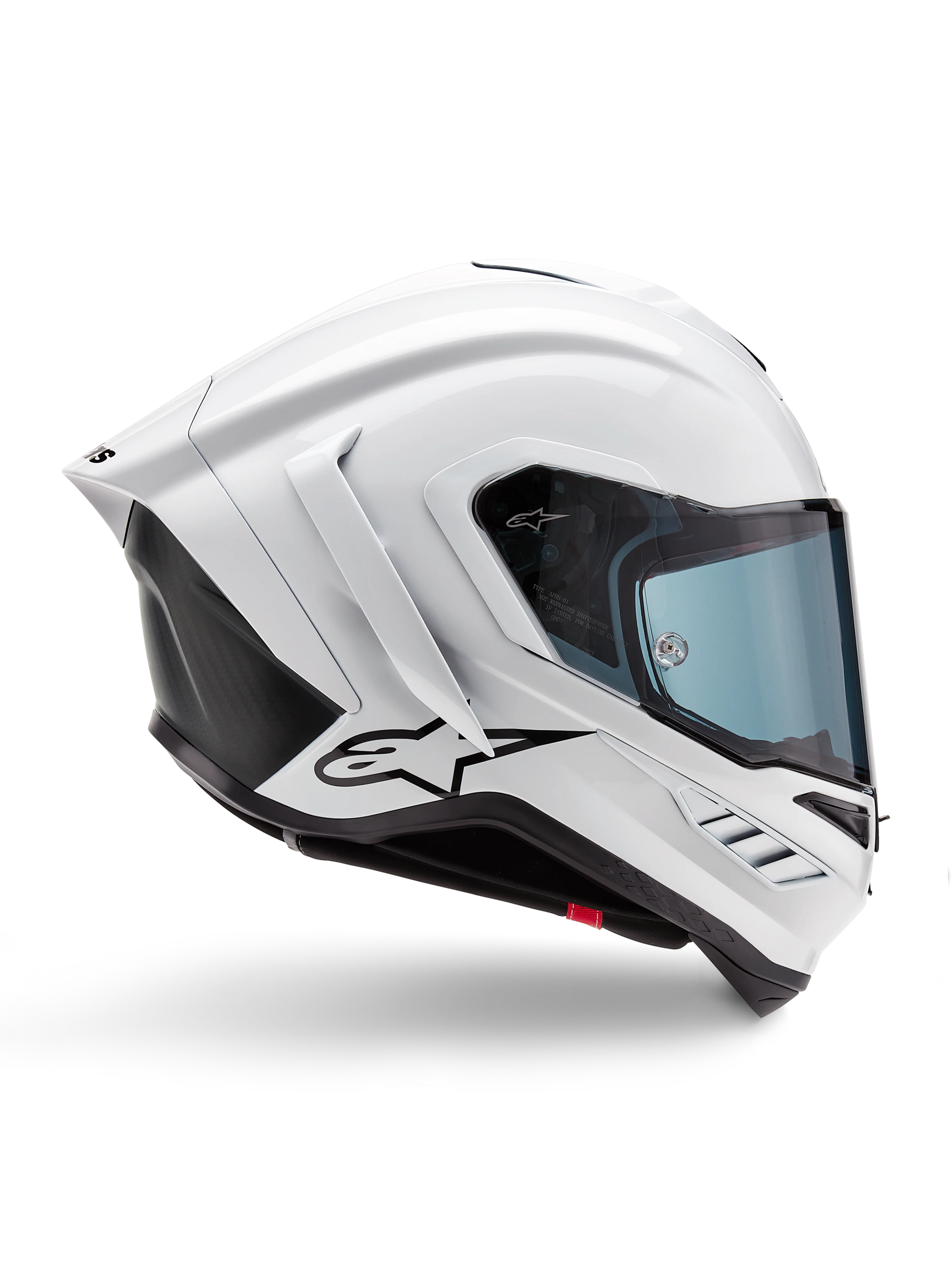 Alpinestars Supertech R10 Solid Helm Wit Glans 8200124-2170 