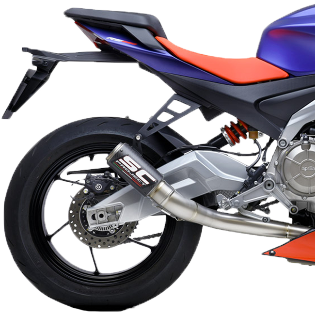 SC-Project Titan Compleet Systeem 2-1 CR-T Aprilia RS 660 (20-25) A23A-TC36 