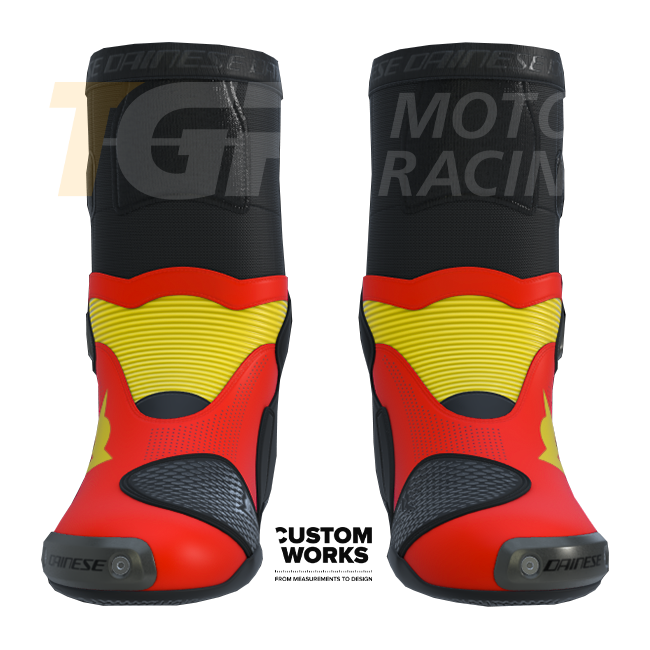 Dainese Axial 2 Air Racing und Straßen Motorradstiefel Herren | Spagna Edition | Custom Works