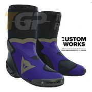 Dainese Axial 2 Racing- en straatmotorlaarzen | Heren | Viola / Magnesium | Custom Works 
