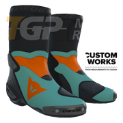 Dainese Axial 2 Racing- en straatmotorschoenen | Heren | Fluorot / Zwart | Custom Works 