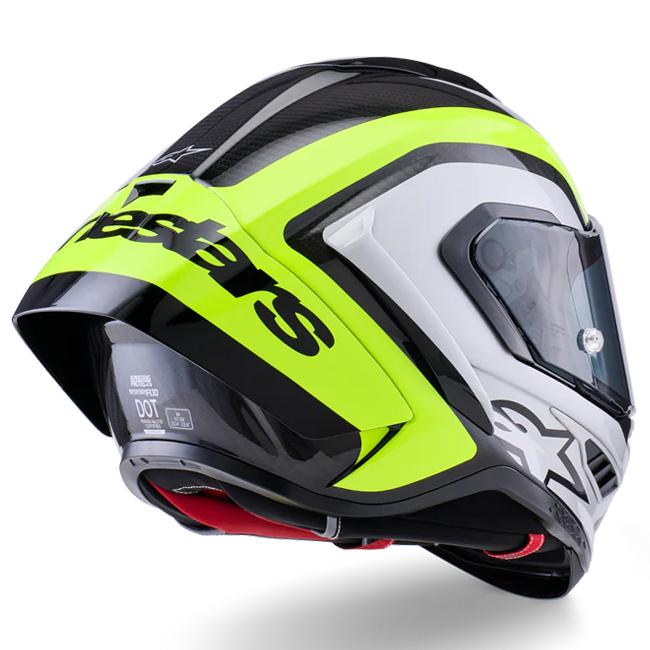 Alpinestars Supertech R10 Helm Arius Geel Fluo Glans 8203926-1699 