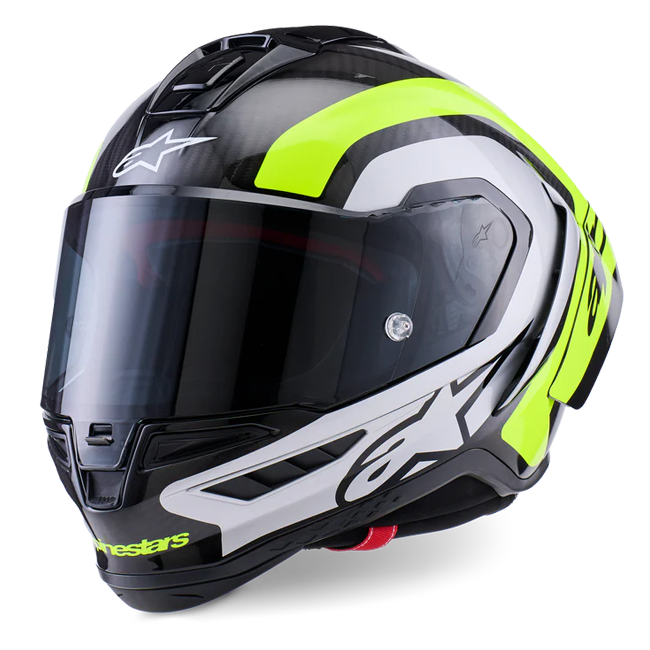 Alpinestars Supertech R10 Helm Arius Geel Fluo Glans 8203926-1699 