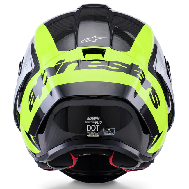 Alpinestars Supertech R10 Helm Arius Geel Fluo Glans 8203926-1699 