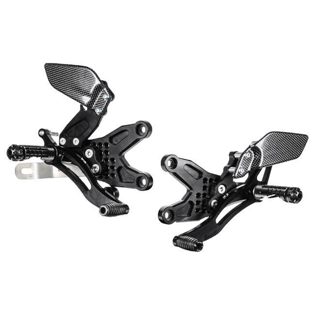 Voetsteunset Bonamici Racing BMW S1000RR en HP4 K46 (09-14) B001/R 