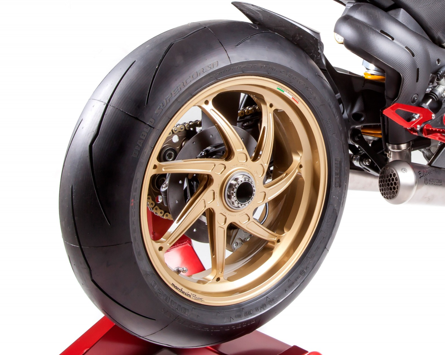 SICOM Carbon-Keramische Achterwiel-Remschijven T-Drive 245x6mm Kit Ducati Panigale V2 955 (20-24) 