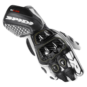 Spidi Carbo Kangaroo Racing Motorfiets Leerhandschoenen | Heren | Zwart-Wit | A216011 
