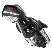 Spidi Carbo Track Evo Racing Motorfiets Lederen Handschoenen | Heren | Zwart/Wit | A203011 