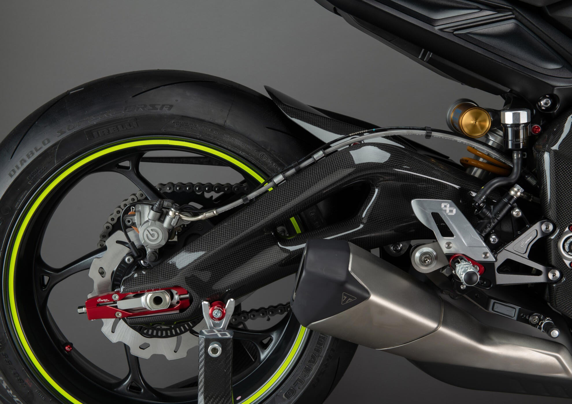 Carbon Schwingbeschermers LighTech Triumph Street Triple 765 S / R / RS / Moto2 (17-25) CART2460 