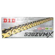 D.I.D 520ZVM-X X-Ring ketting 520 G&G open met klinkring – 100 tot 132 schakels 