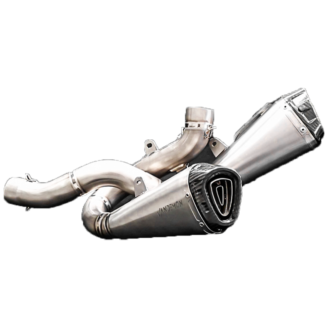 Vandemon Slip-On Low Titanium Ducati Panigale V4/S/R (18-21) 