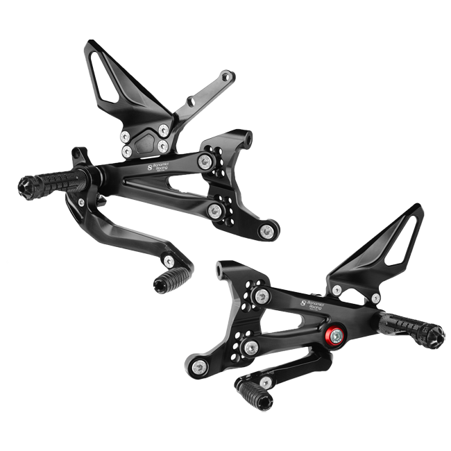 Voetsteunenset Bonamici Racing Ducati Panigale V4/S/R (18-24) DV4 