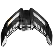 Dummy achterlicht-afdekking, zwart hoogglans (neplamp), TGP MotoRacing Ducati Panigale V4/S/R (25-26) 