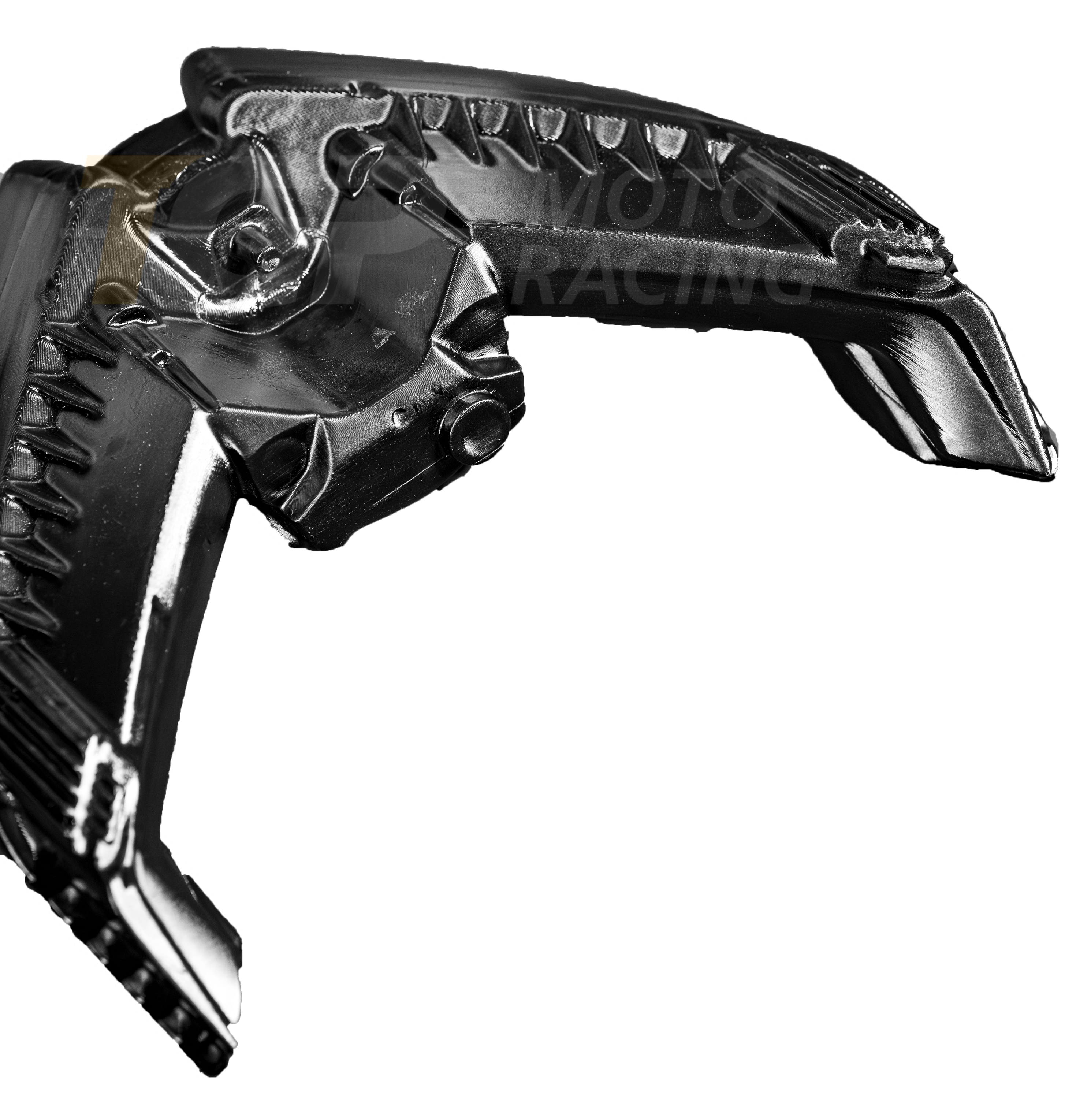 Dummy achterlicht-afdekking, zwart hoogglans (neplamp), TGP MotoRacing Ducati Panigale V4/S/R (25-26) 